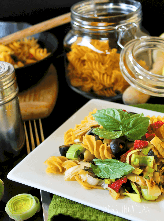 Mediterranean Lemon Pepper Quinoa Pasta