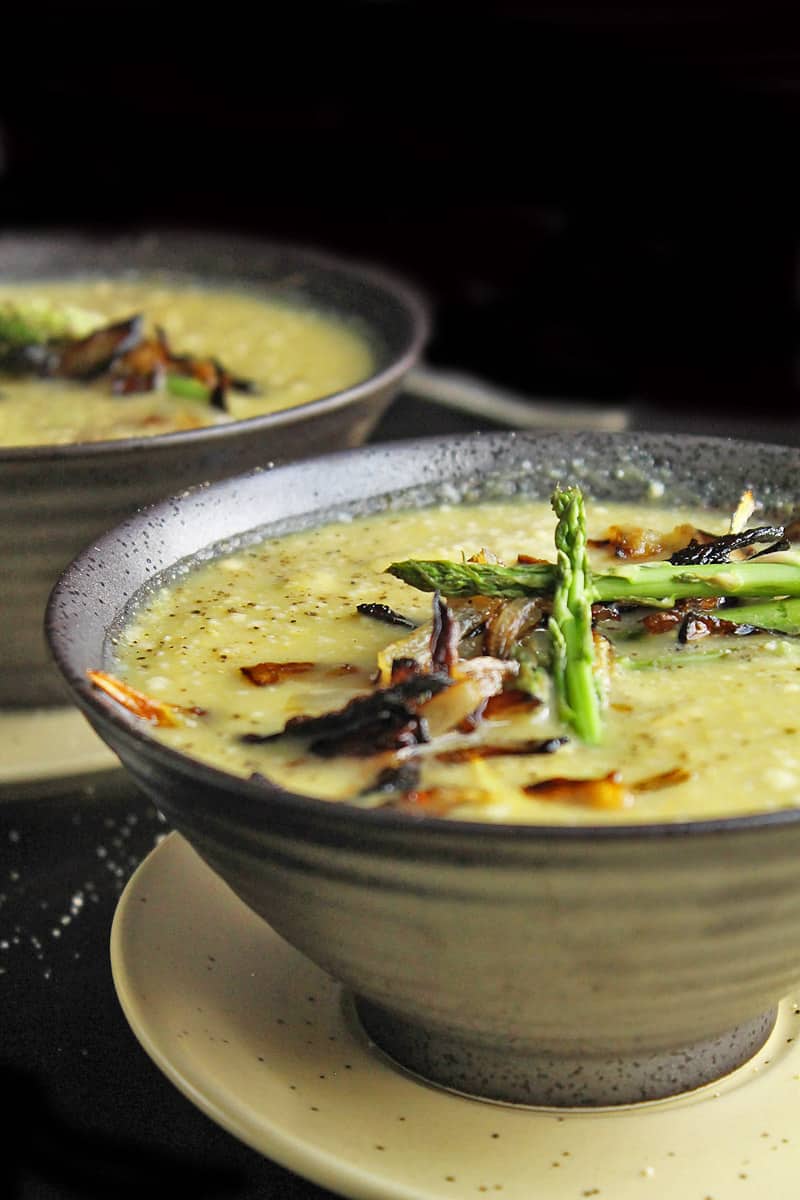 Vegan Cream of Asparagus Soup