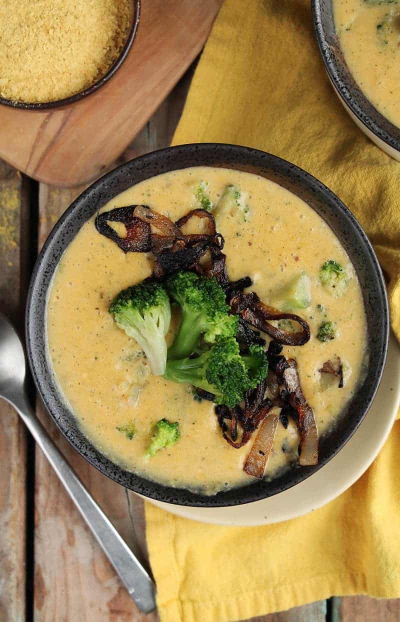 Vegan Broccoli Cheese Soup