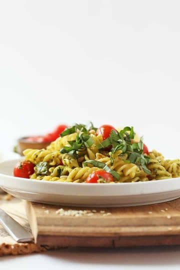 Vegan Pesto Pasta With Veggies My Darling Vegan