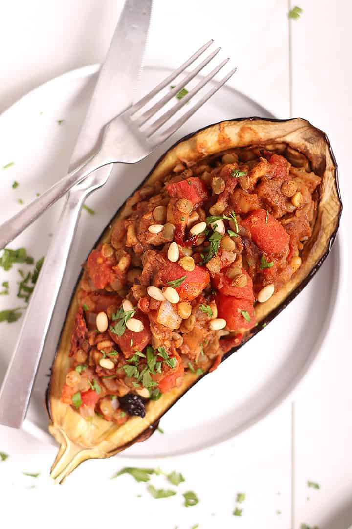 Moroccan Stuffed Eggplant My Darling Vegan