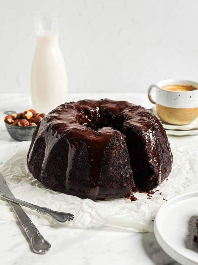 Vegan Chocolate Zucchini Bundt Cake My Darling Vegan