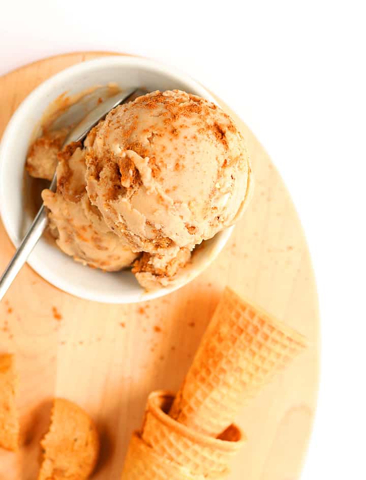 Vegan Snickerdoodle Ice Cream - My Darling Vegan