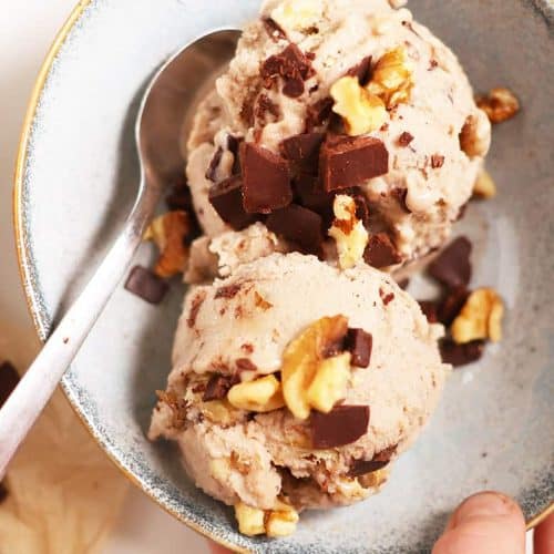 Chunky Monkey Ice Cream (Vegan!) - My Darling Vegan