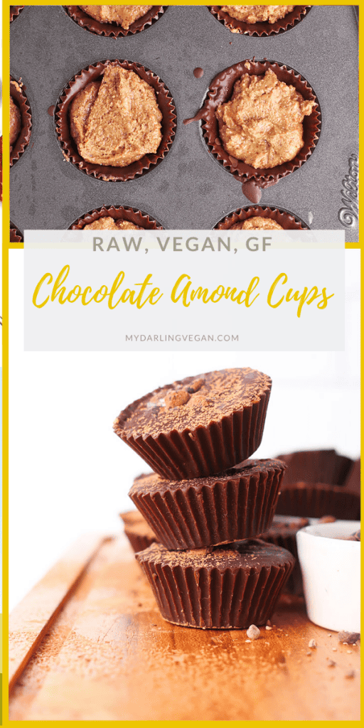 Raw Chocolate Almond Butter Cups | My Darling Vegan