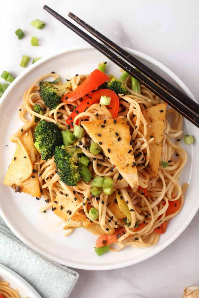 Udon Noodles Tofu Stir Fry W Tofu My Darling Vegan