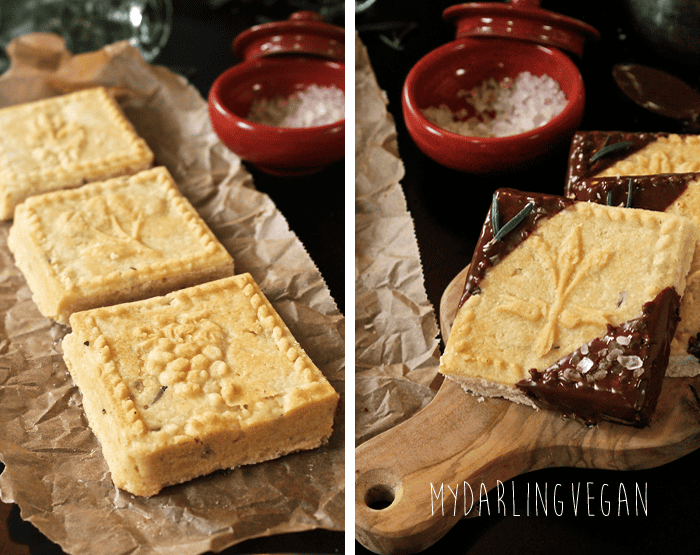 Rosemary Shortbread Cookies | My Darling Vegan