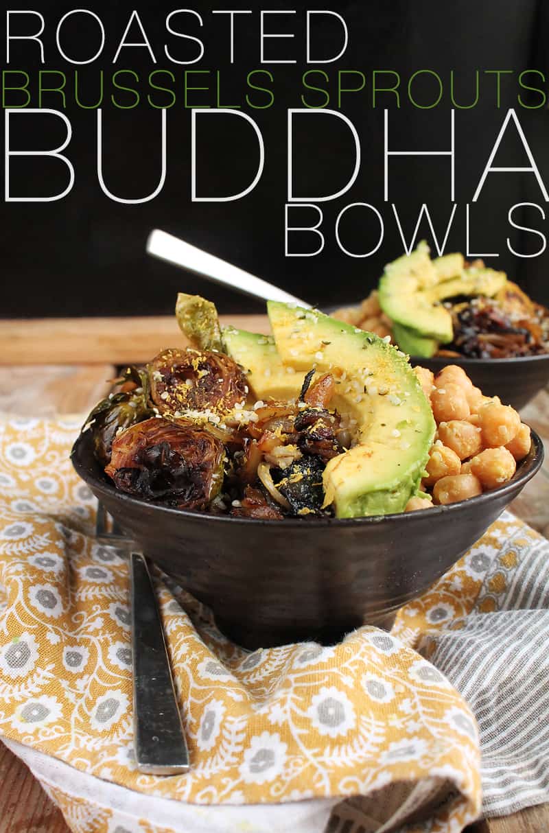 Roasted Brussels Sprout Vegan Buddha Bowl | My Darling Vegan
