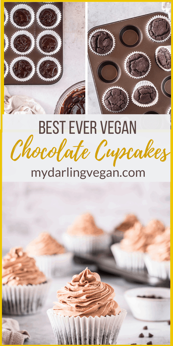 The BEST Vegan Chocolate Cupcakes | My Darling Vegan