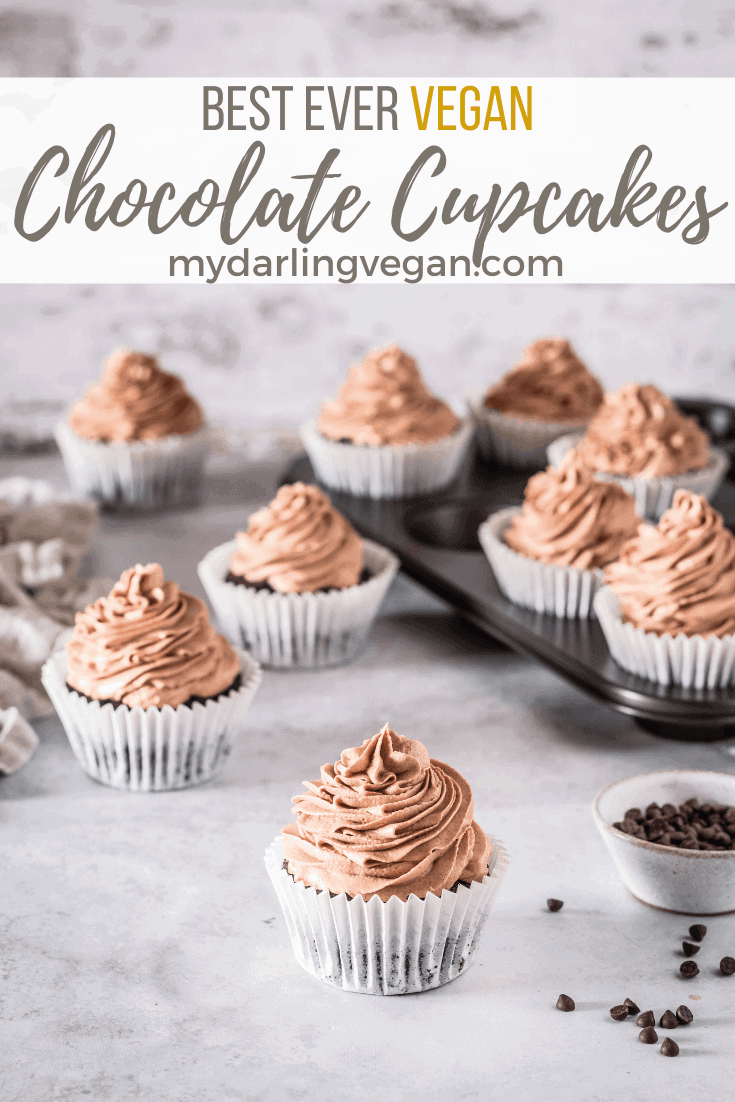 The BEST Vegan Chocolate Cupcakes | My Darling Vegan