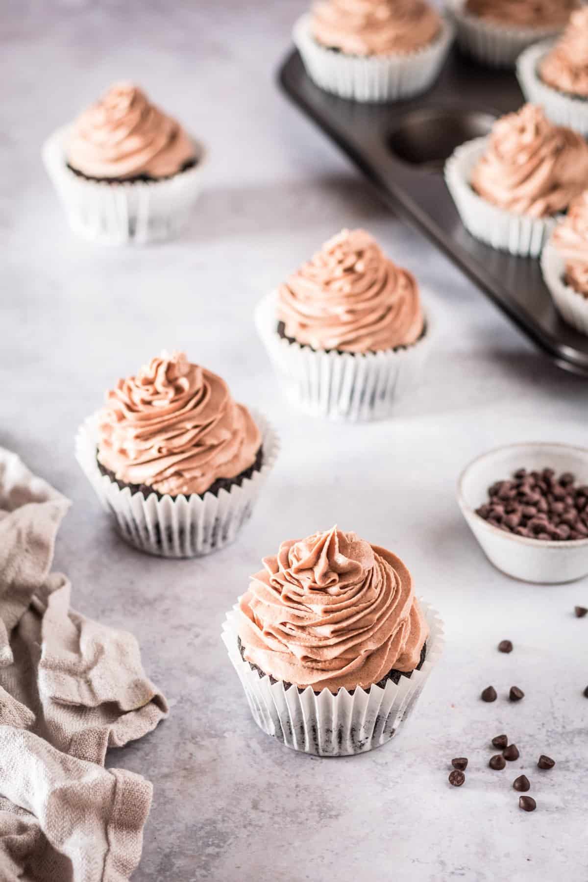 Simply Perfect Chocolate Cupcakes - Moist deeply chocolate-y