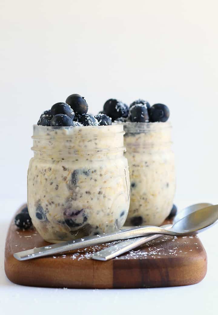 Blueberry Overnight Oats | My Darling Vegan