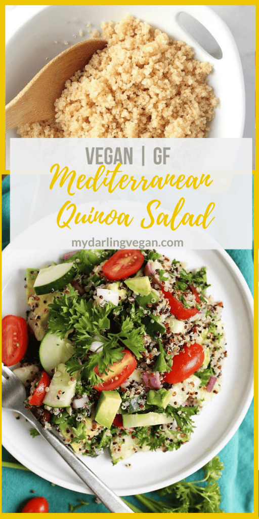 Mediterranean Quinoa Salad - My Darling Vegan