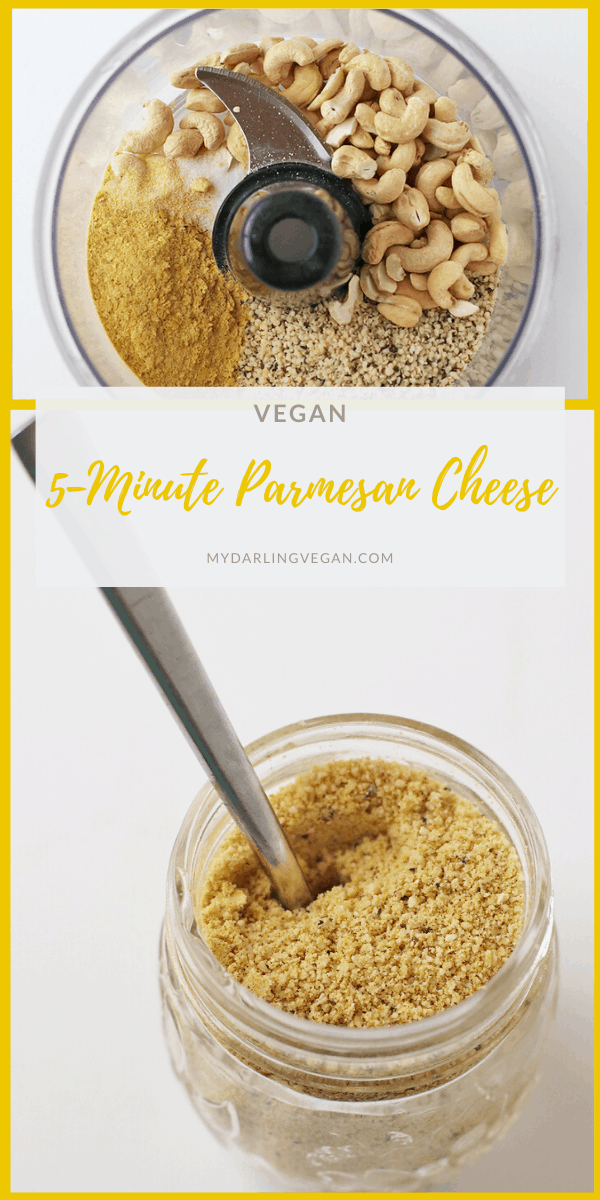 Perfect Vegan Parmesan Cheese | My Darling Vegan