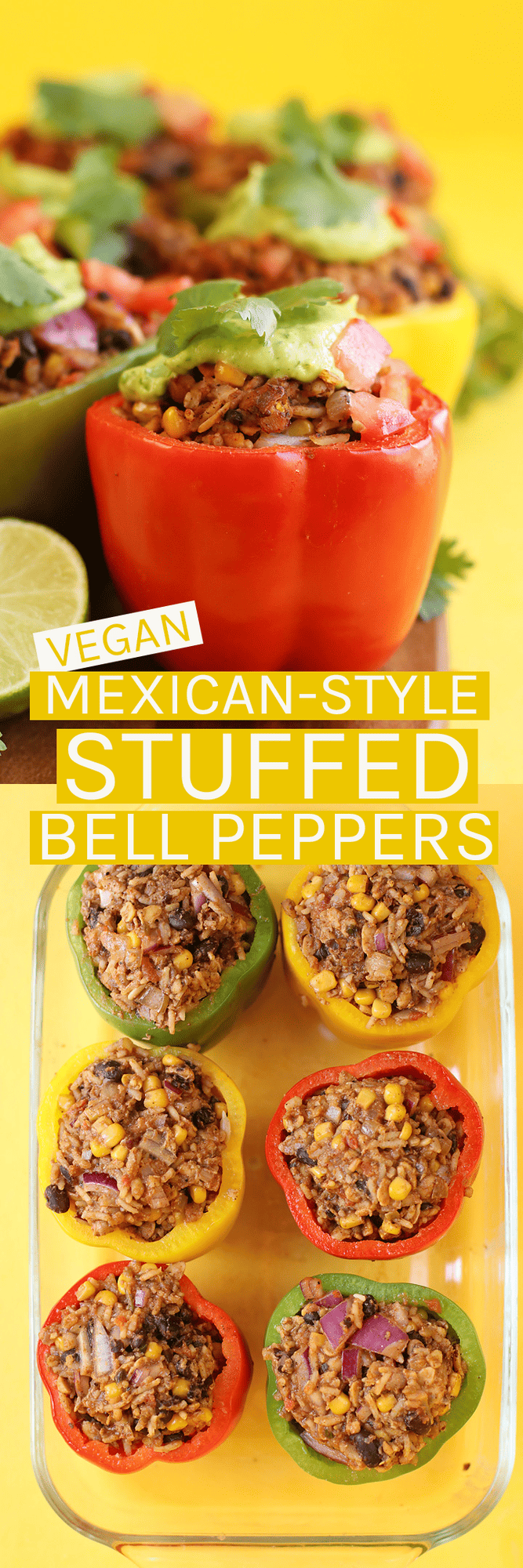 Mexican-Style Vegan Stuffed Peppers | My Darling Vegan