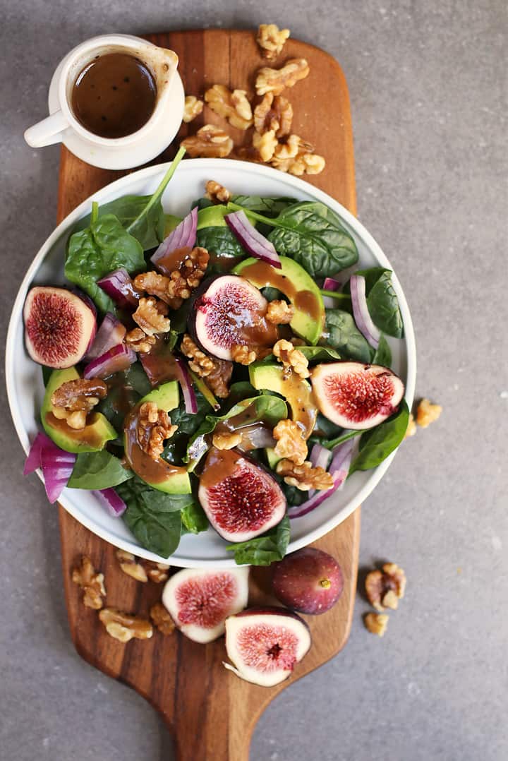 Spinach Salad with Balsamic My Vegan
