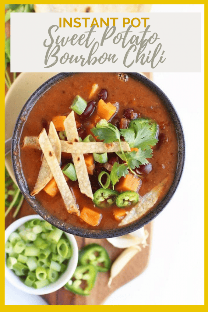 Instant Pot Chili with Beans, Tempeh, and Sweet Potatoes Recipe