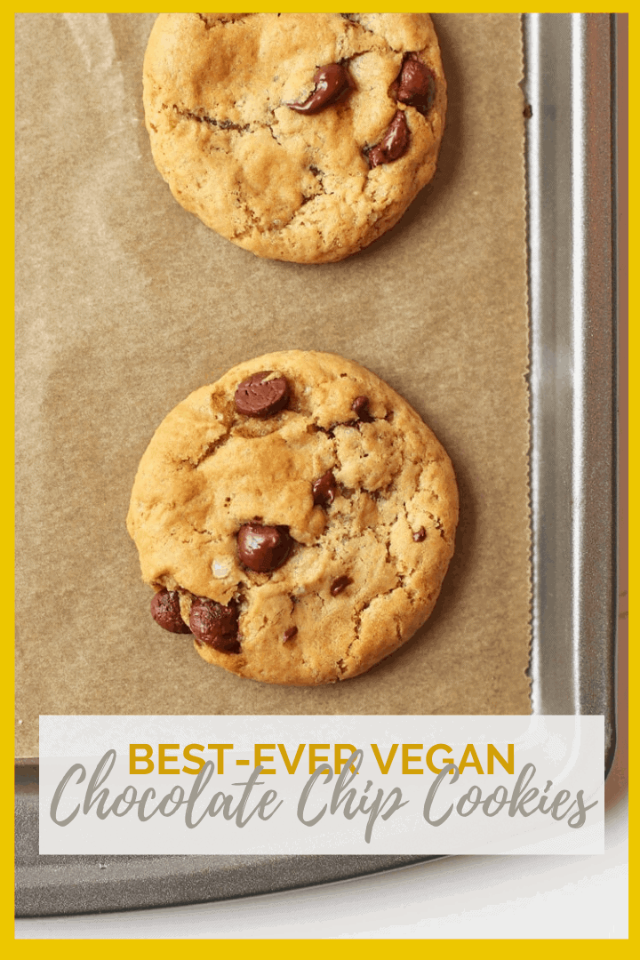 Classic Vegan Chocolate Chip Cookies - My Darling Vegan