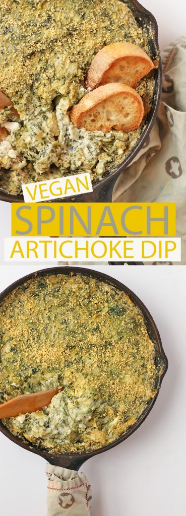 Vegan Spinach Artichoke Dip - My Darling Vegan