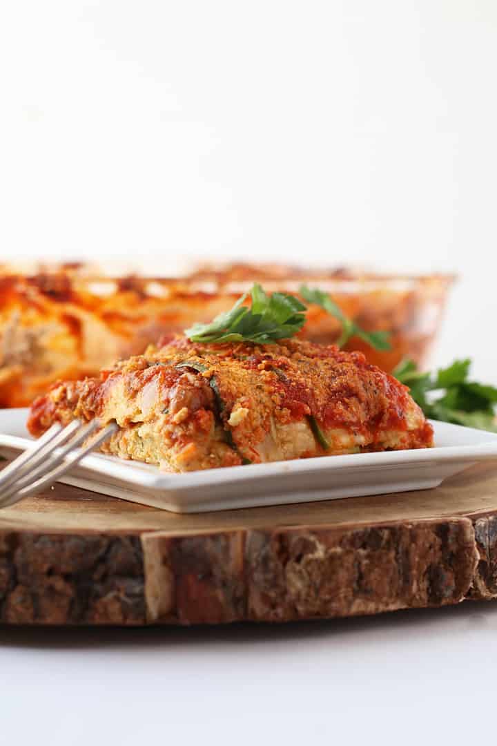 Vegan Zucchini Noodle Lasagna | My Darling Vegan