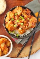 Sticky Sesame Cauliflower