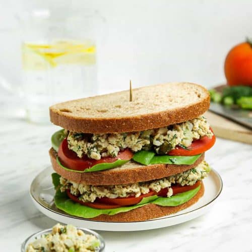 Classic Vegan Tuna Salad w/ Tempeh | My Darling Vegan