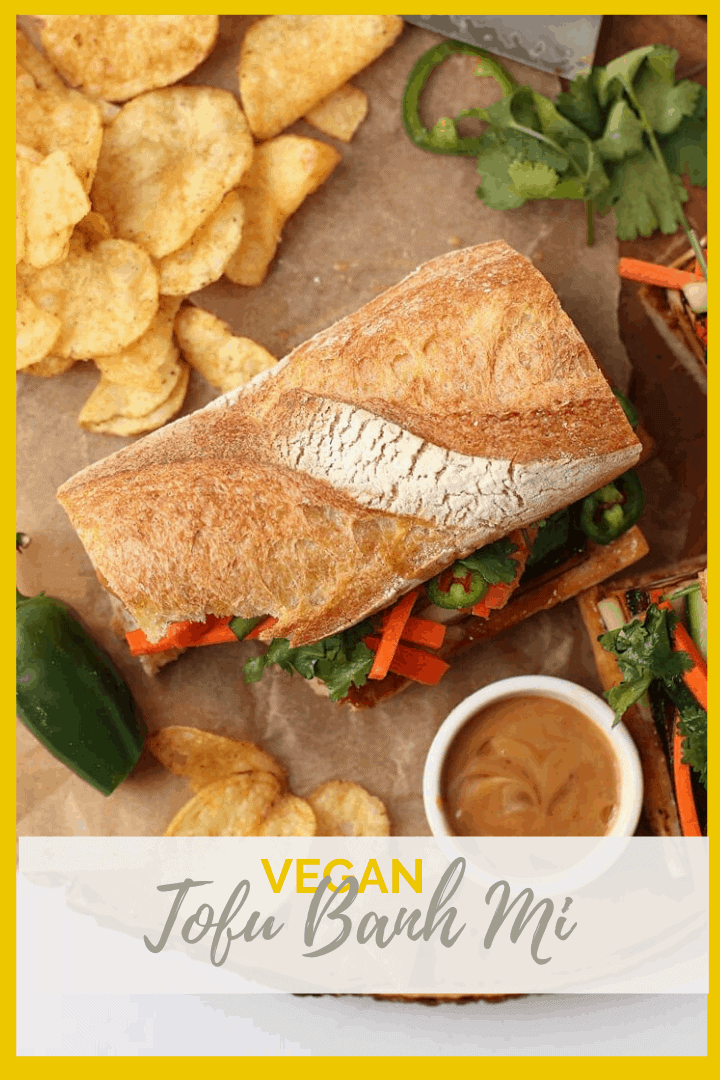 Vegan Tofu Banh Mi Sandwhich | My Darling Vegan