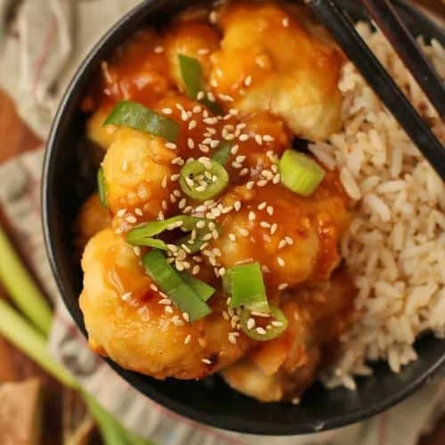 Chinese Style Orange Cauliflower My Darling Vegan