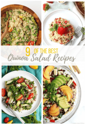 Enjoy these quick and simple vegan quinoa salads for a hearty and wholesome meal or side dish. From Southwest to Thai Peanut, there is a quinoa salad recipe for everyone.