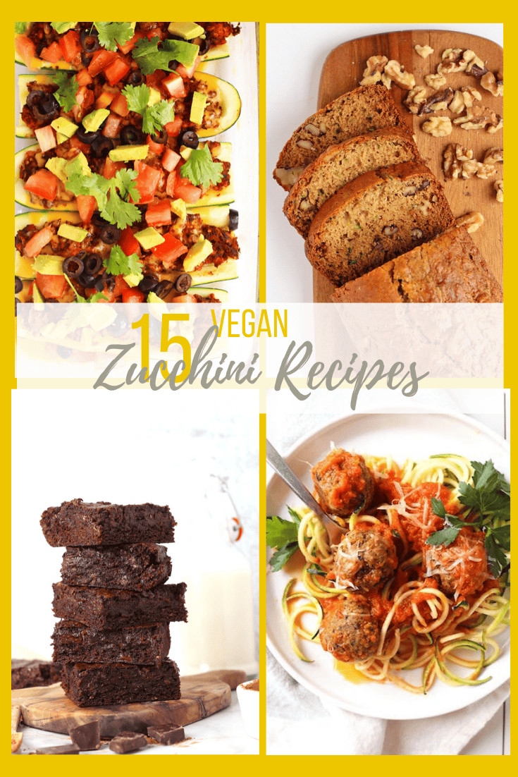 15 AMAZING Vegan Zucchini Recipes My Darling Vegan   Zucchini Recipes Pin 