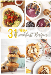 31 of the best VEGAN breakfast recipes. This roundup has it all; from sweet to savory, these meat-free, egg-free morning recipes are the perfect way to start your day. 