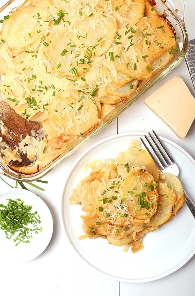 Skinny Vegan Scalloped Potatoes - My Darling Vegan