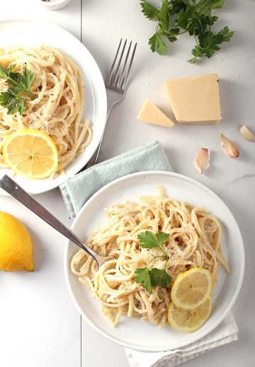 Vegan Lemon Pasta {Cashew Cream} | My Darling Vegan