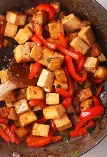 20-Minute Kung Pao Tofu with Eggplant | My Darling Vegan