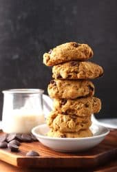 Stack of finished cookies