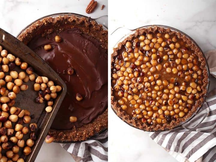 Vegan Chocolate Hazelnut Pie My Darling Vegan