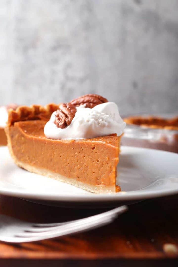 Classic Vegan Sweet Potato Pie - My Darling Vegan