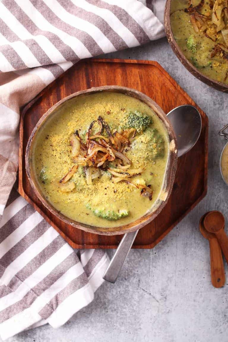 Vegan Broccoli Cheese Soup My Darling Vegan