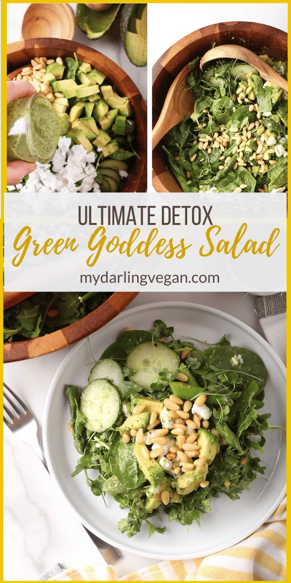 Green Goddess Detox Salad - My Darling Vegan