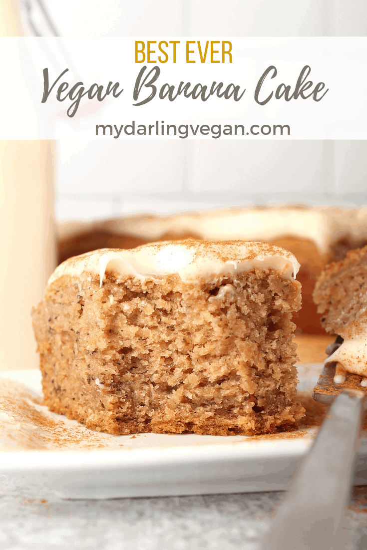 Best-Ever Vegan Banana Cake | My Darling Vegan