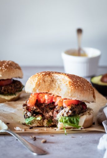 Vegan Black Bean Burgers