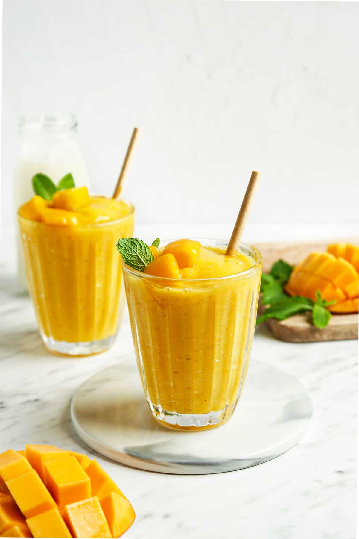 Favorite Mango Smoothie Recipe (Just 3 ingredients!)