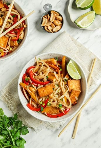 Easy Vegan Pad Thai