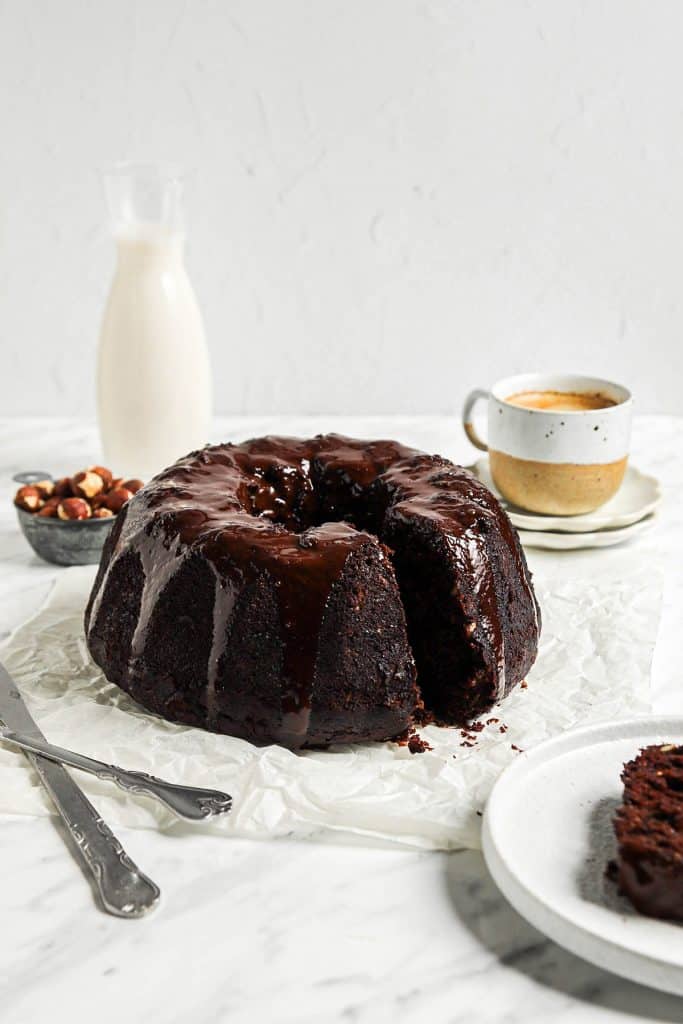 Vegan Chocolate Zucchini Cake - My Darling Vegan