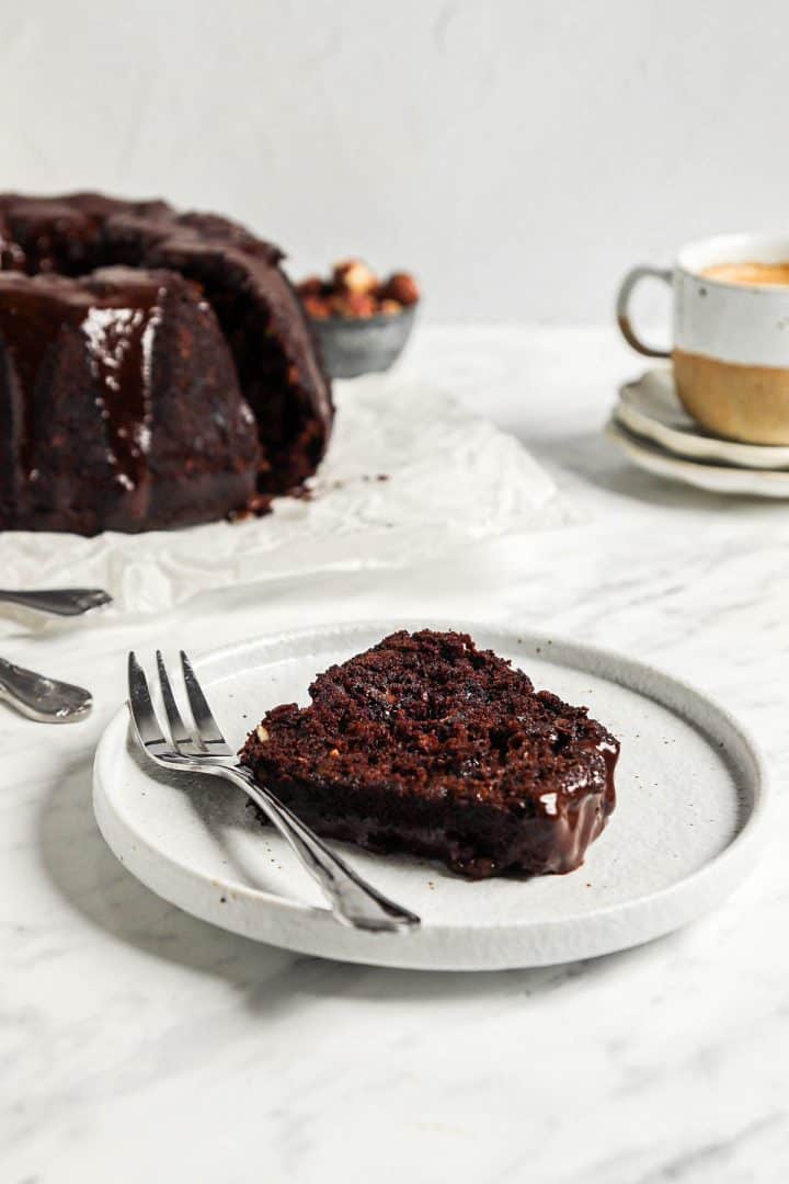 Vegan Chocolate Zucchini Cake - My Darling Vegan