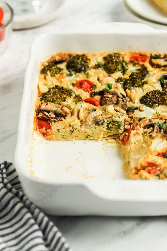 Vegan Breakfast Casserole (Eggless) - My Darling Vegan