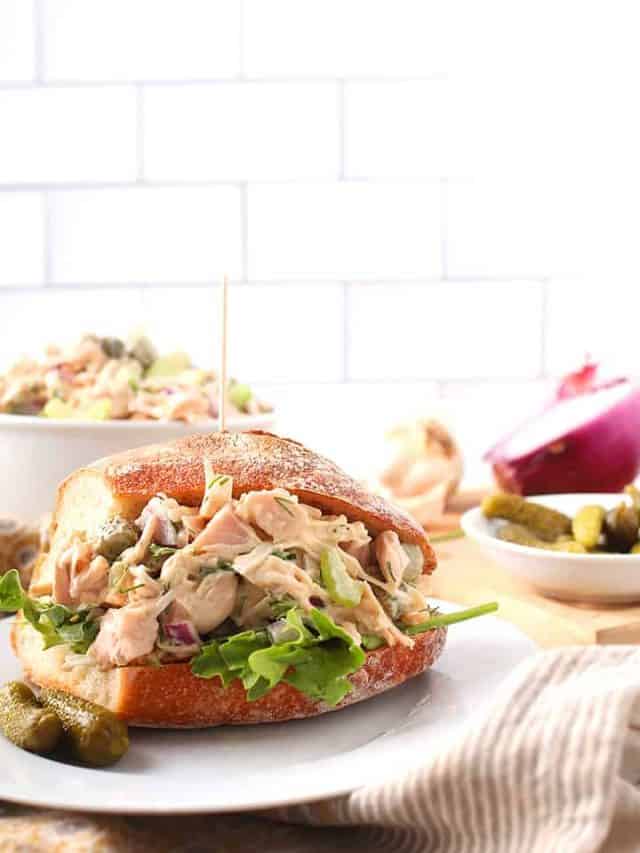 Vegan Chicken Salad - My Darling Vegan